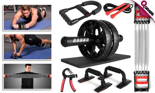 6-in-1 Ultimate Home Workout Set!